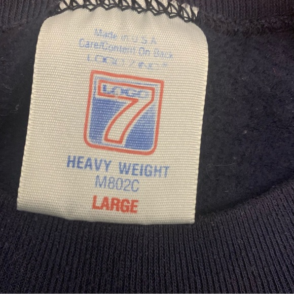 Vintage Logo 7 Penn State Nittany Lions Sweatshirt size large - Picture 4 of 4